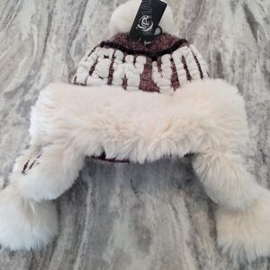 Womens Winter Bomber Hat Cs Knitted Thick Warm New Female "New York"